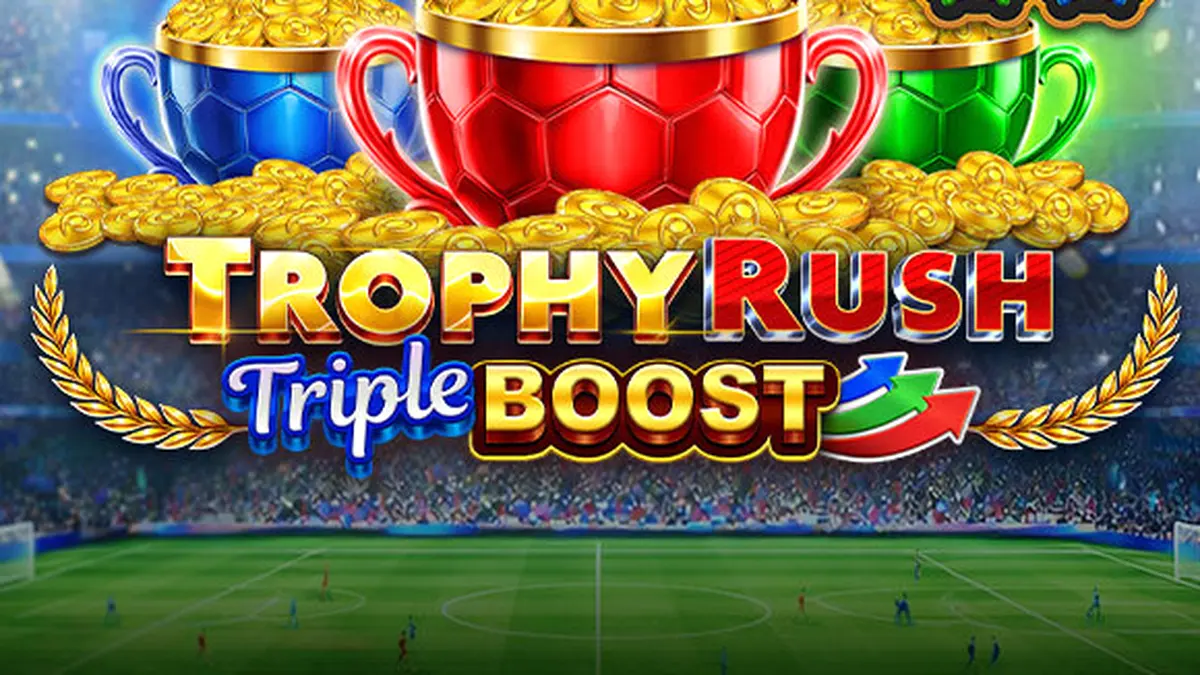 Trophy Rush Triple Boost slot machine interface